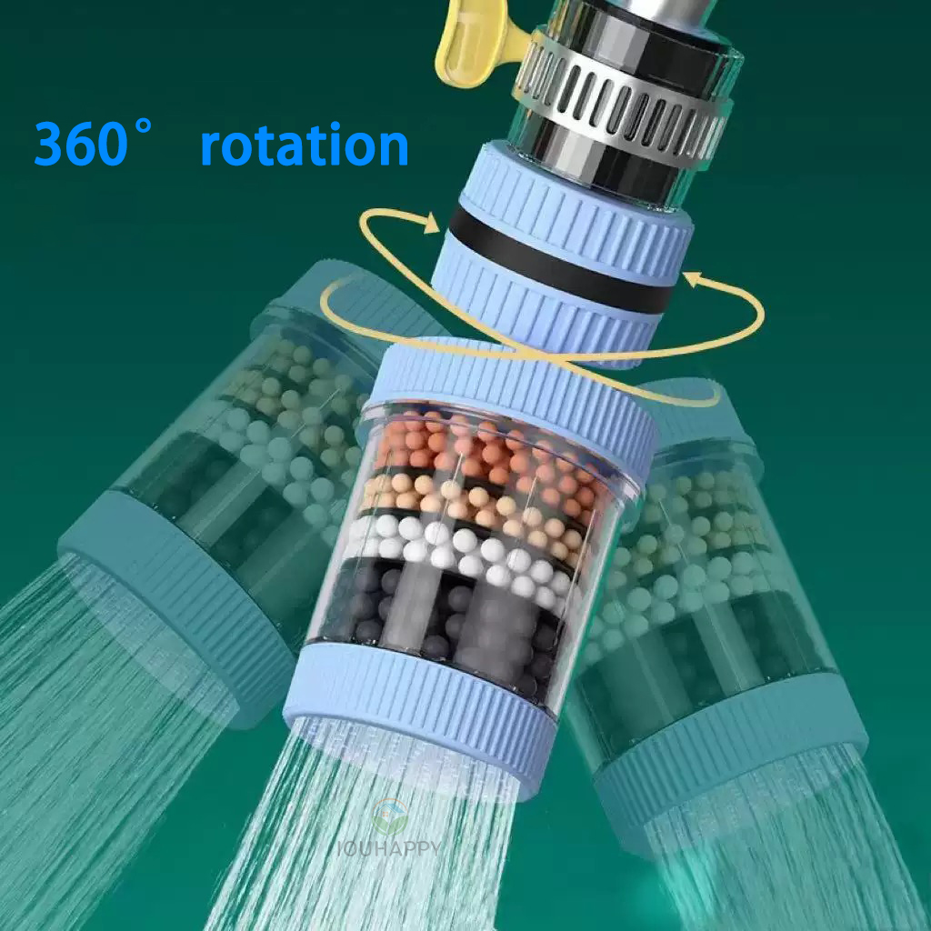 Plumbing - 6-laags kraanwaterfilter Universele douchekraan Kraanreiniger Spatwaterdichte
