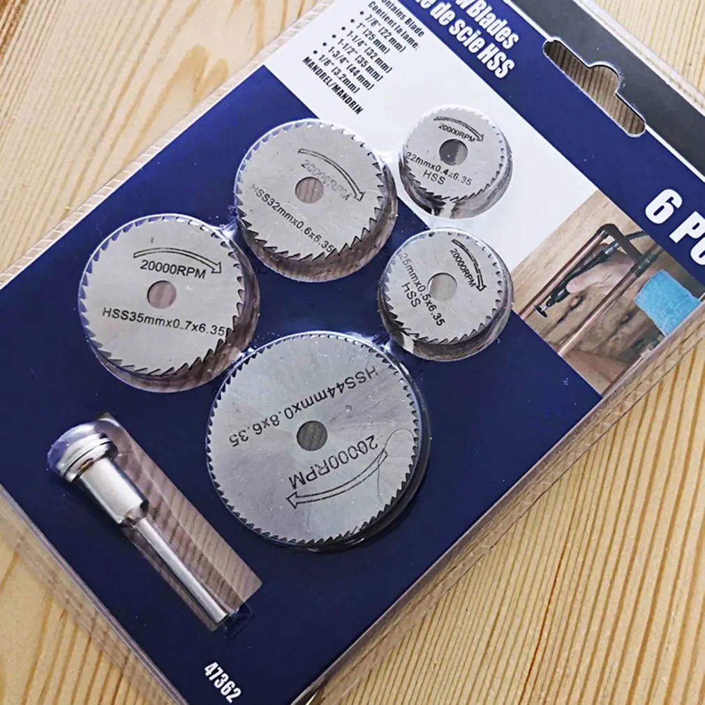 6 Stuks HSS Cirkelzaagblad Rot - Cordless Rotary Tool Kit Accessories recensie en prijs